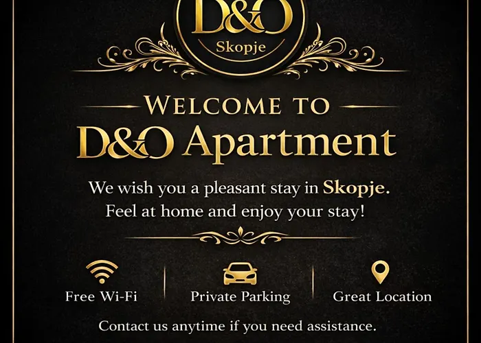 Centrally Located D&o Contemporary Escape Apartament Skopje